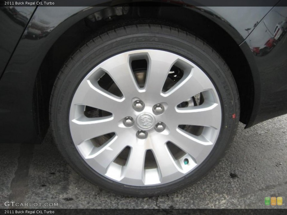 2011 Buick Regal CXL Turbo Wheel and Tire Photo #43377980