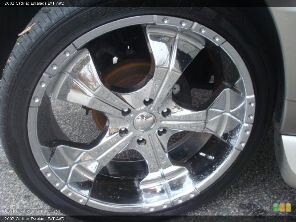 2002 Cadillac Escalade Custom Wheel and Tire Photo #43382758