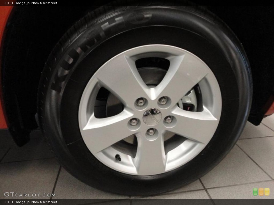 2011 Dodge Journey Mainstreet Wheel and Tire Photo #43388195