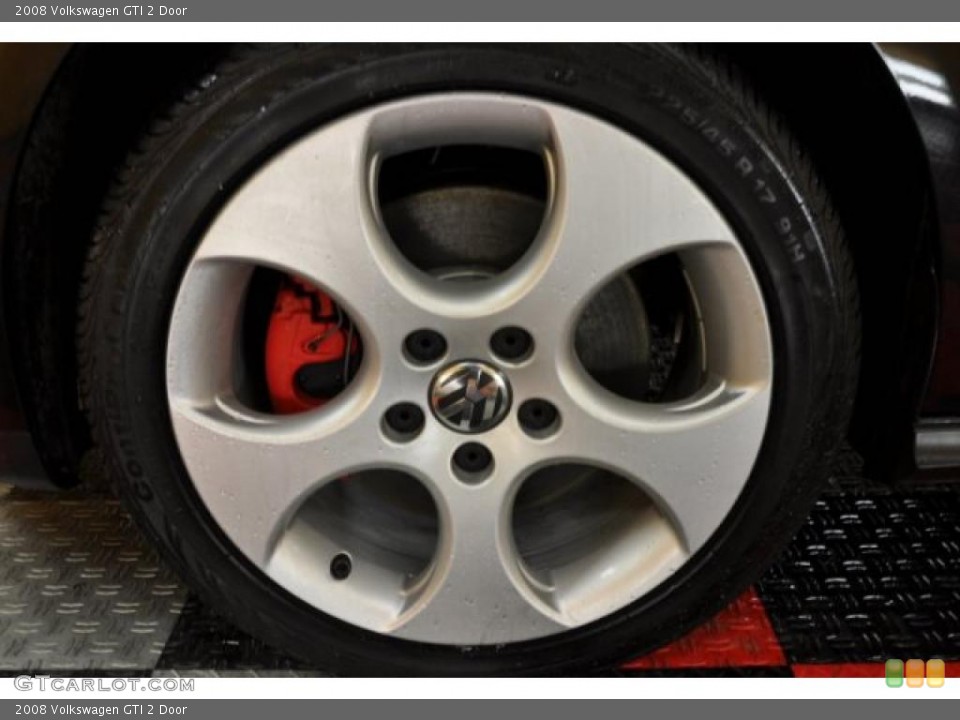 2008 Volkswagen GTI 2 Door Wheel and Tire Photo #43391315