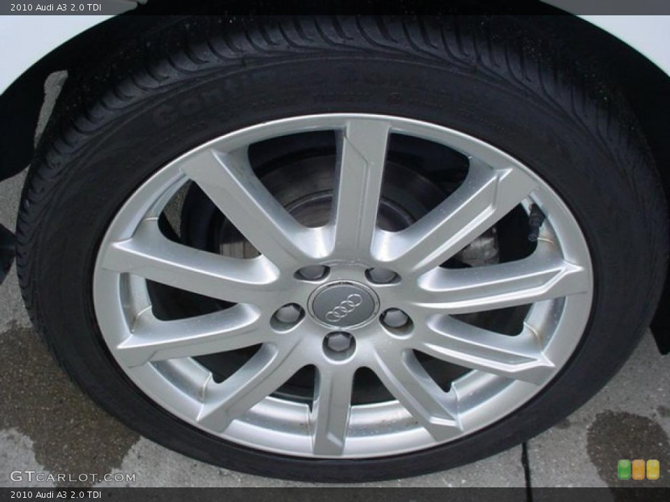 2010 Audi A3 2.0 TDI Wheel and Tire Photo #43392327