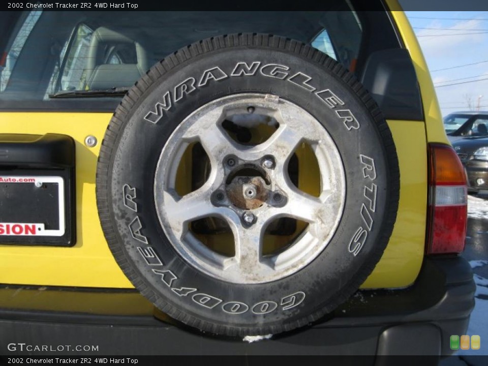 2002 Chevrolet Tracker ZR2 4WD Hard Top Wheel and Tire Photo #43395008