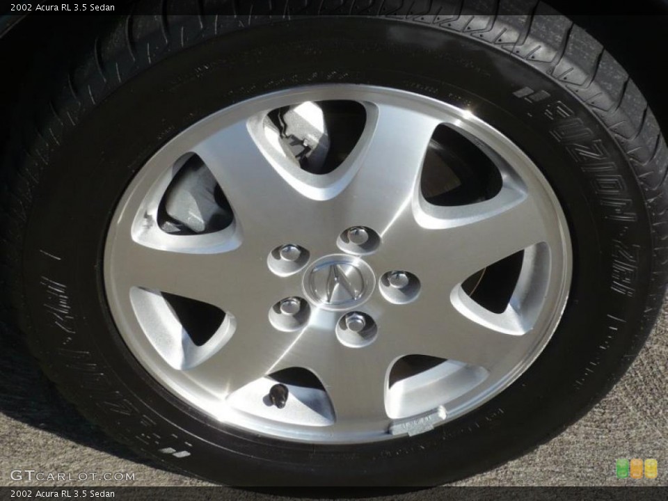 2002 Acura RL 3.5 Sedan Wheel and Tire Photo #43396596