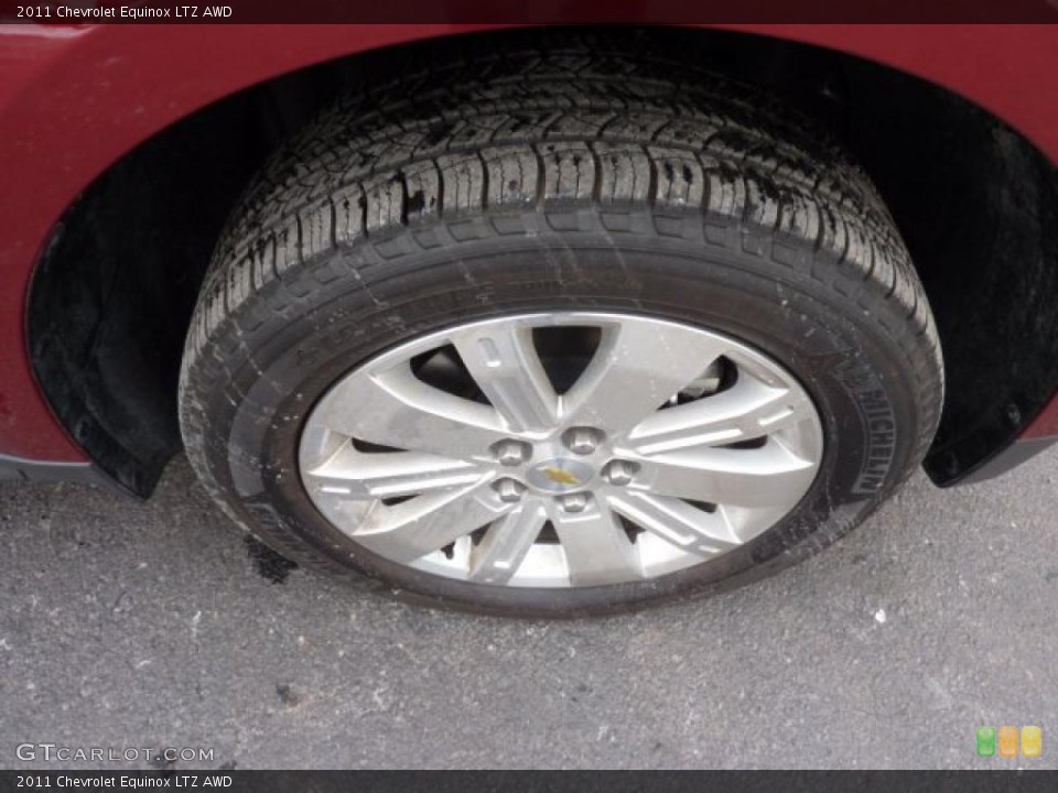 2011 Chevrolet Equinox LTZ AWD Wheel and Tire Photo #43398728