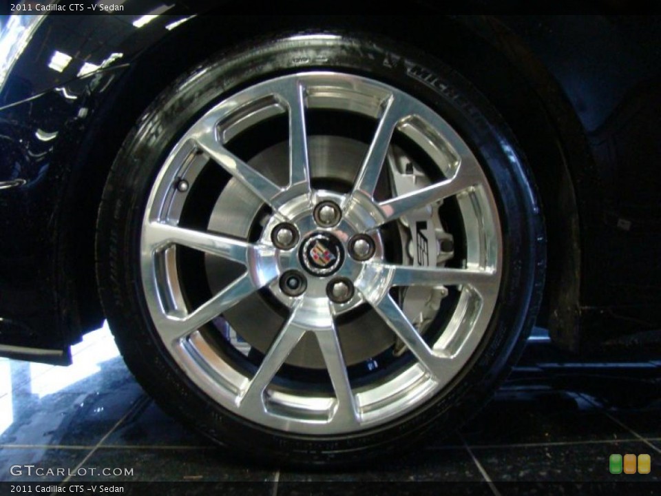 2011 Cadillac CTS -V Sedan Wheel and Tire Photo #43399016