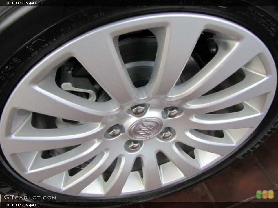 2011 Buick Regal CXL Wheel and Tire Photo #43407168