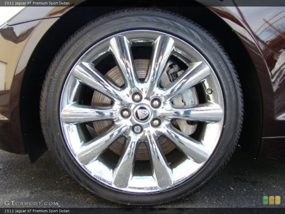 2011 Jaguar XF Premium Sport Sedan Wheel and Tire Photo #43414772