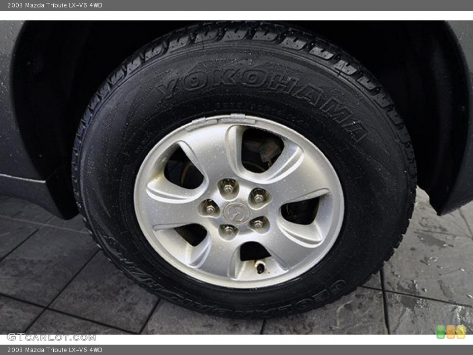 2003 Mazda Tribute LX-V6 4WD Wheel and Tire Photo #43419444