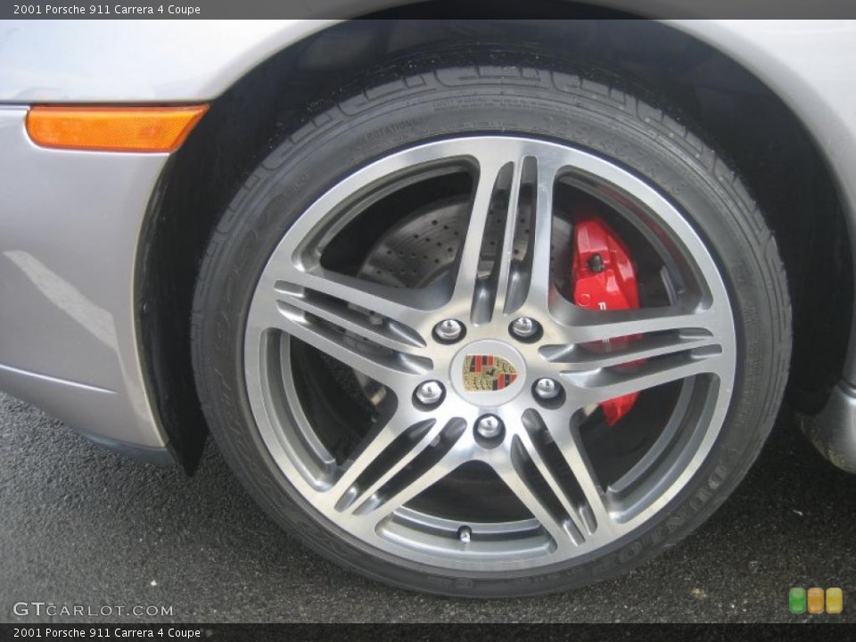 2001 Porsche 911 Carrera 4 Coupe Wheel and Tire Photo #43427081