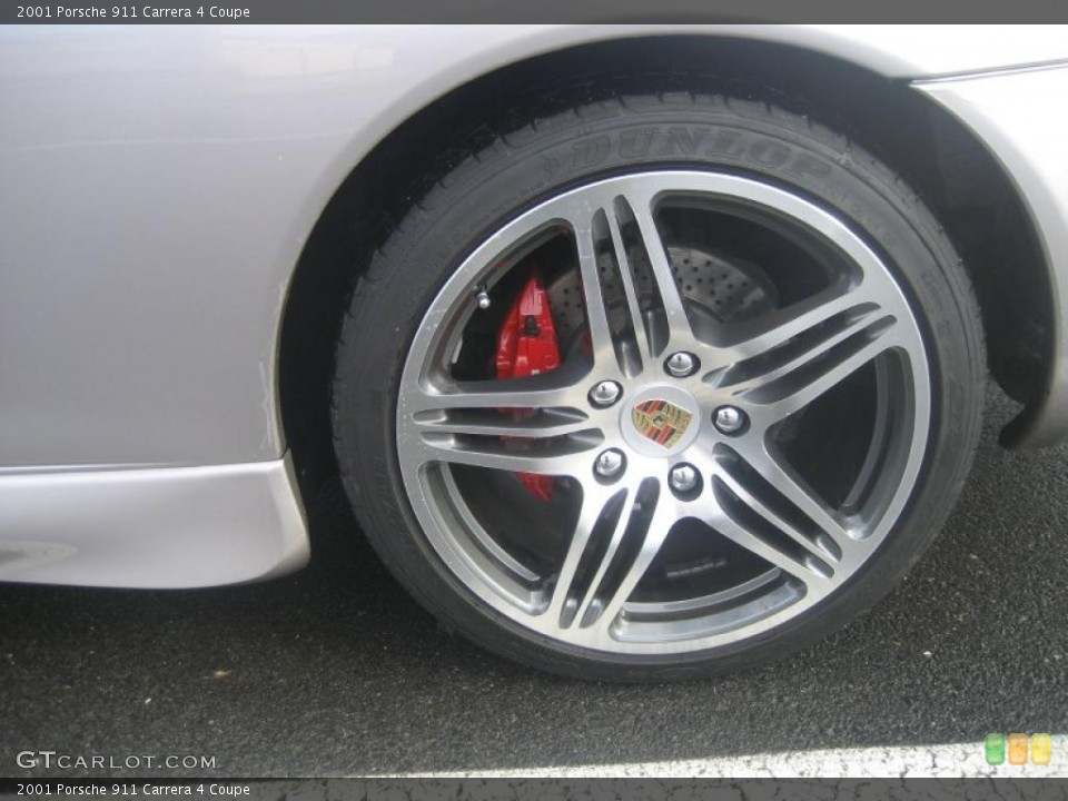 2001 Porsche 911 Carrera 4 Coupe Wheel and Tire Photo #43427099