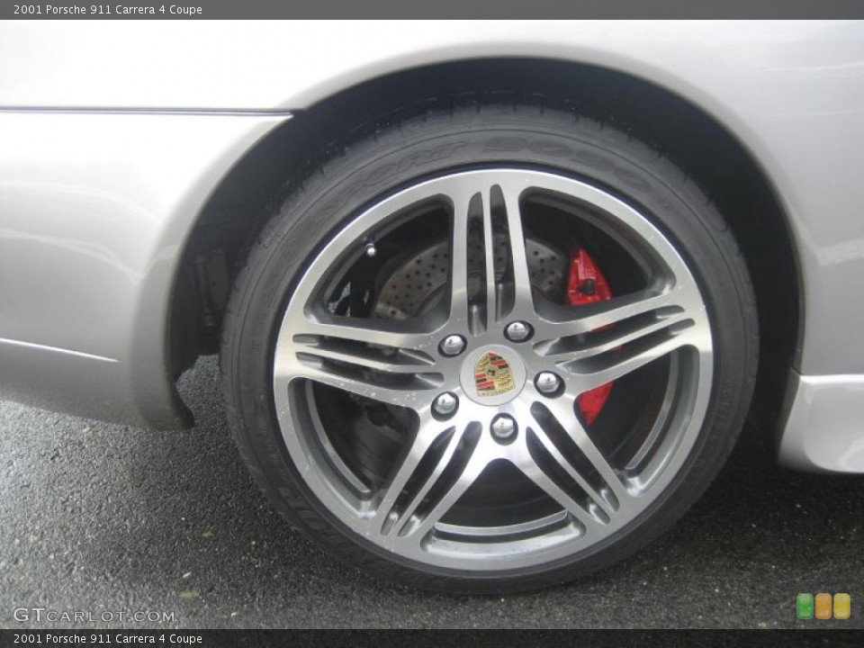 2001 Porsche 911 Carrera 4 Coupe Wheel and Tire Photo #43427113