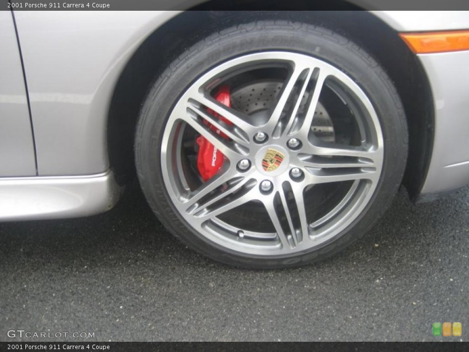 2001 Porsche 911 Carrera 4 Coupe Wheel and Tire Photo #43427137