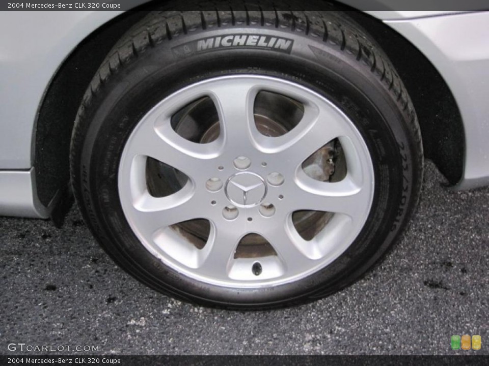 2004 Mercedes-Benz CLK 320 Coupe Wheel and Tire Photo #43429413