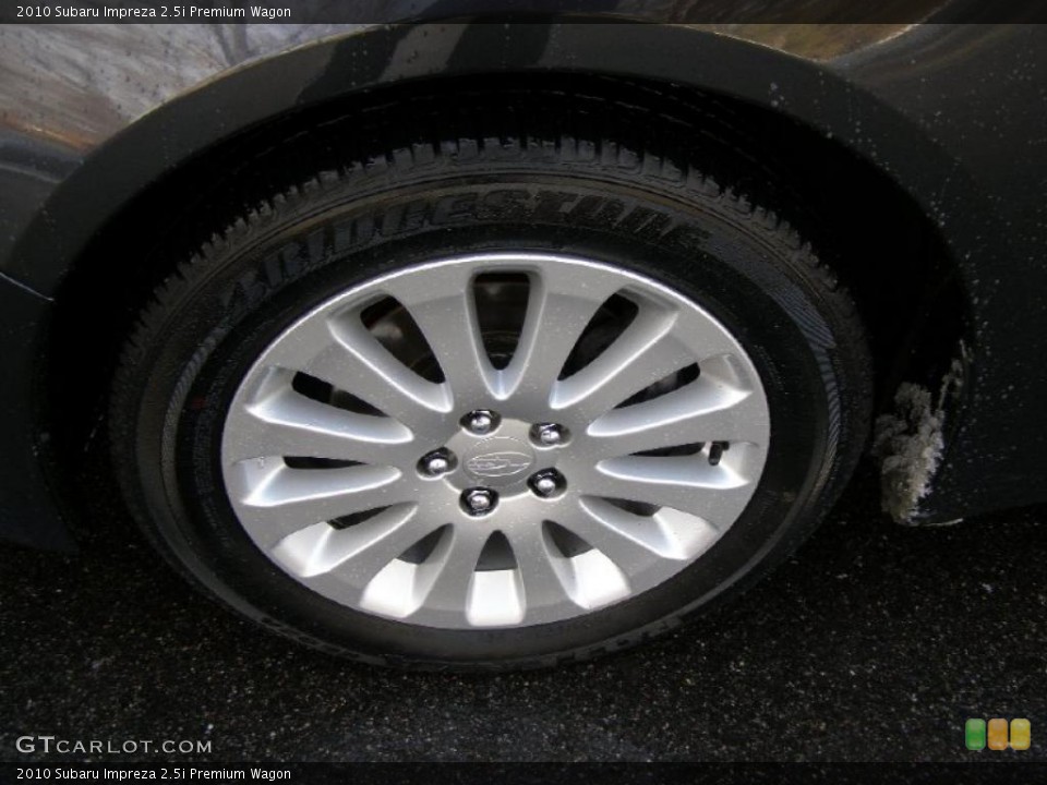 2010 Subaru Impreza 2.5i Premium Wagon Wheel and Tire Photo #43431033
