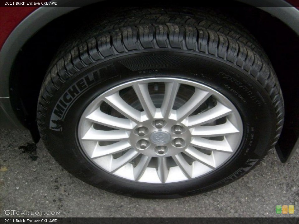 2011 Buick Enclave CXL AWD Wheel and Tire Photo #43432305