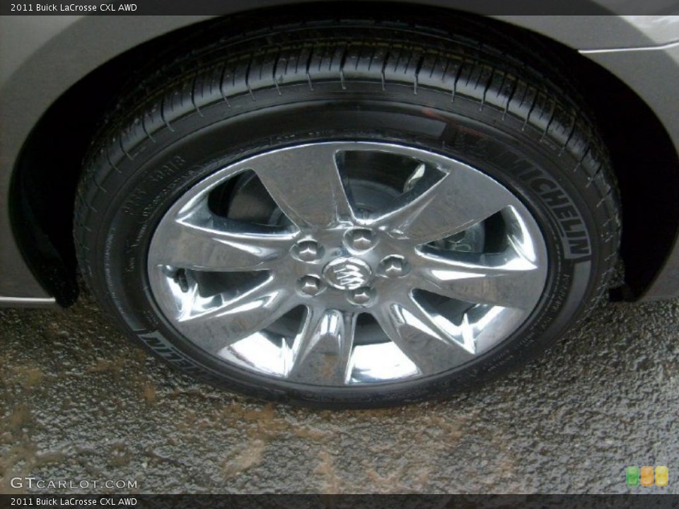2011 Buick LaCrosse CXL AWD Wheel and Tire Photo #43432651