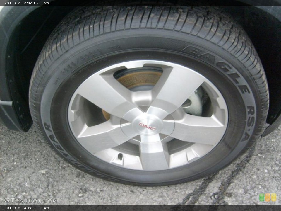 2011 GMC Acadia SLT AWD Wheel and Tire Photo #43435575