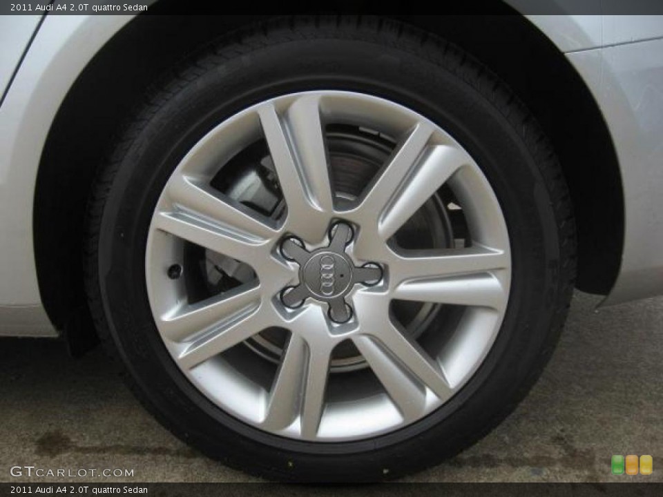 2011 Audi A4 2.0T quattro Sedan Wheel and Tire Photo #43446156
