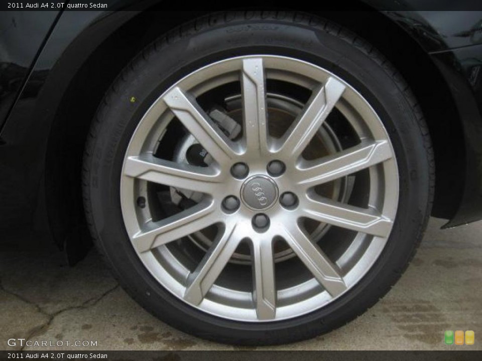 2011 Audi A4 2.0T quattro Sedan Wheel and Tire Photo #43446444