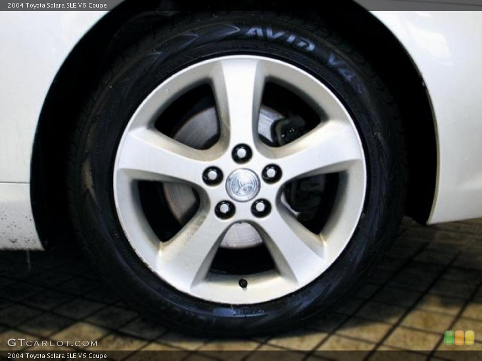 2004 Toyota Solara SLE V6 Coupe Wheel and Tire Photo #43447016