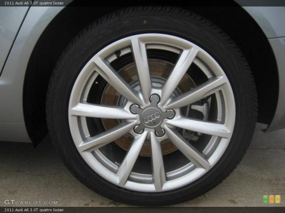 2011 Audi A6 3.0T quattro Sedan Wheel and Tire Photo #43447106