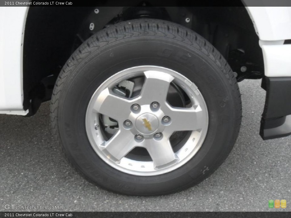 2011 Chevrolet Colorado LT Crew Cab Wheel and Tire Photo #43459100