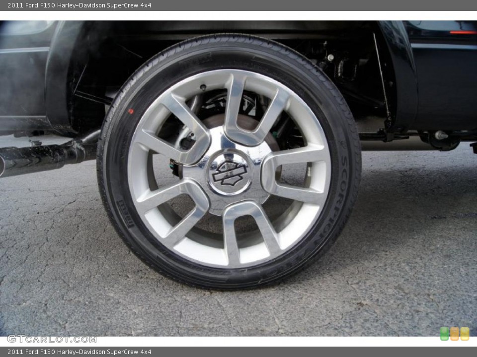 2011 Ford F150 Harley-Davidson SuperCrew 4x4 Wheel and Tire Photo #43472930