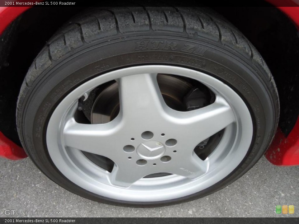2001 Mercedes-Benz SL 500 Roadster Wheel and Tire Photo #43474166