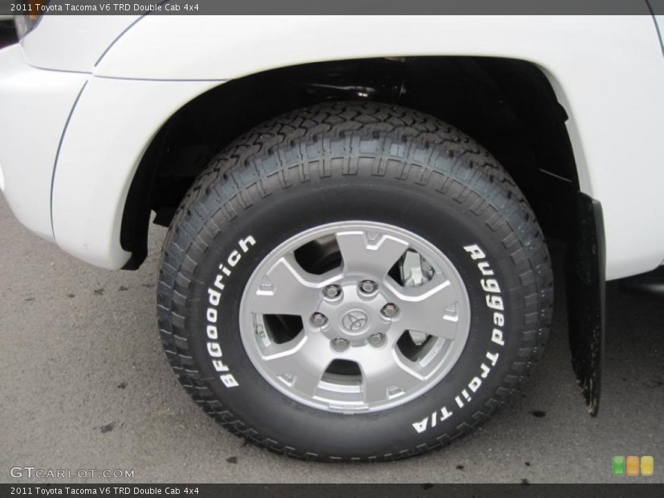 2011 Toyota Tacoma V6 TRD Double Cab 4x4 Wheel and Tire Photo #43483123