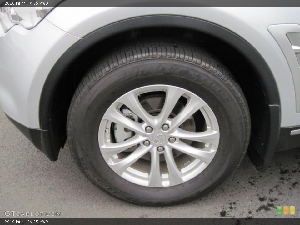 2010 Infiniti FX 35 AWD Wheel and Tire Photo #43483971
