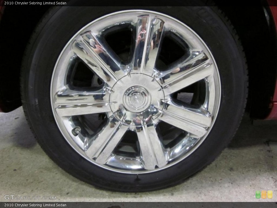 2010 Chrysler Sebring Limited Sedan Wheel and Tire Photo #43486720