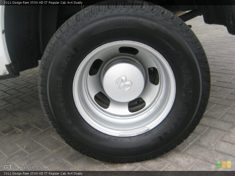 2011 Dodge Ram 3500 HD ST Regular Cab 4x4 Dually Wheel and Tire Photo #43491268
