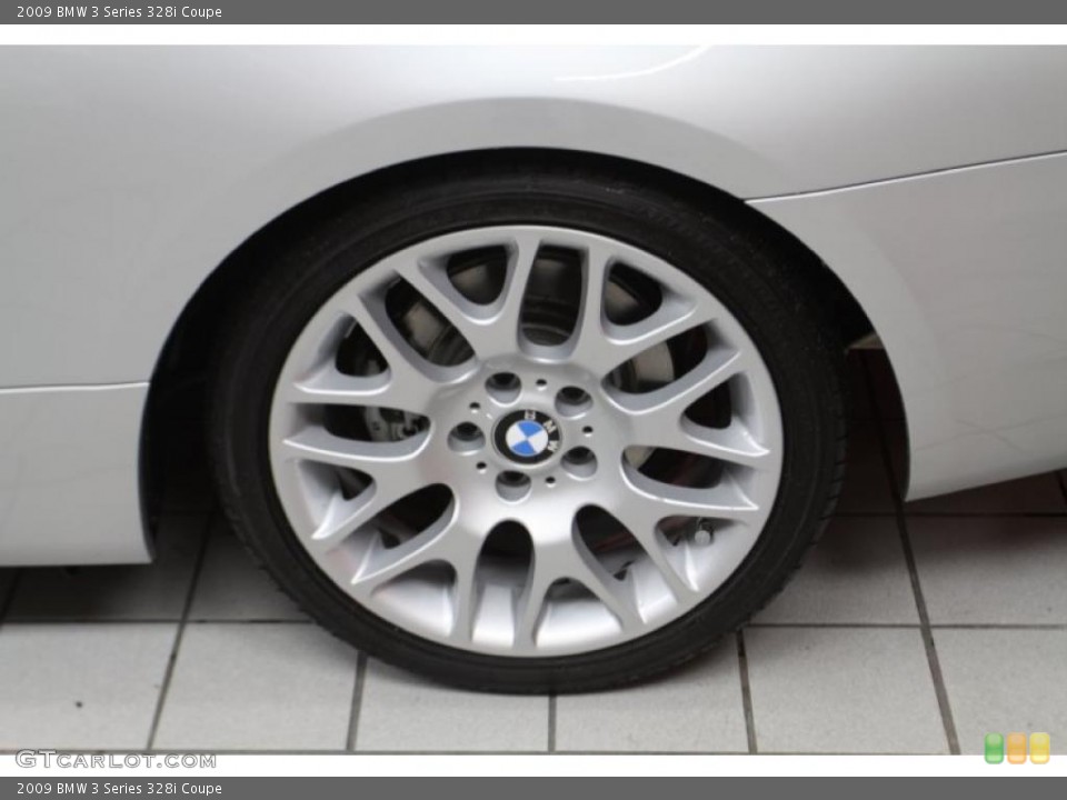 2009 BMW 3 Series 328i Coupe Wheel and Tire Photo #43518167