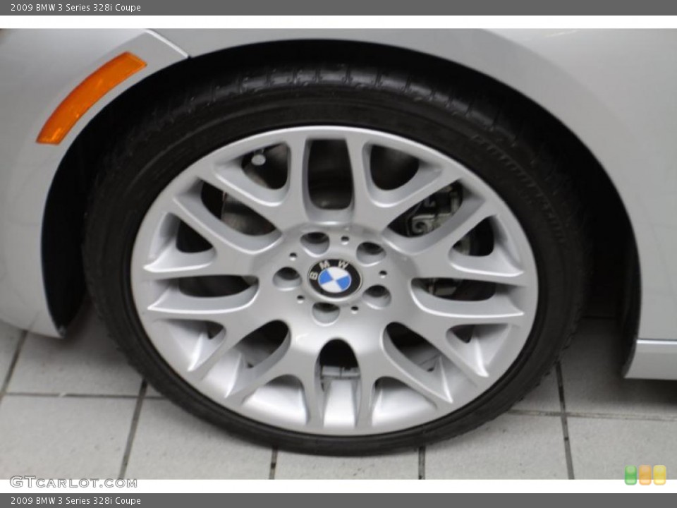 2009 BMW 3 Series 328i Coupe Wheel and Tire Photo #43518195