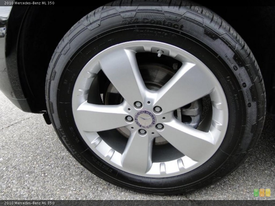 2010 Mercedes-Benz ML 350 Wheel and Tire Photo #43536878