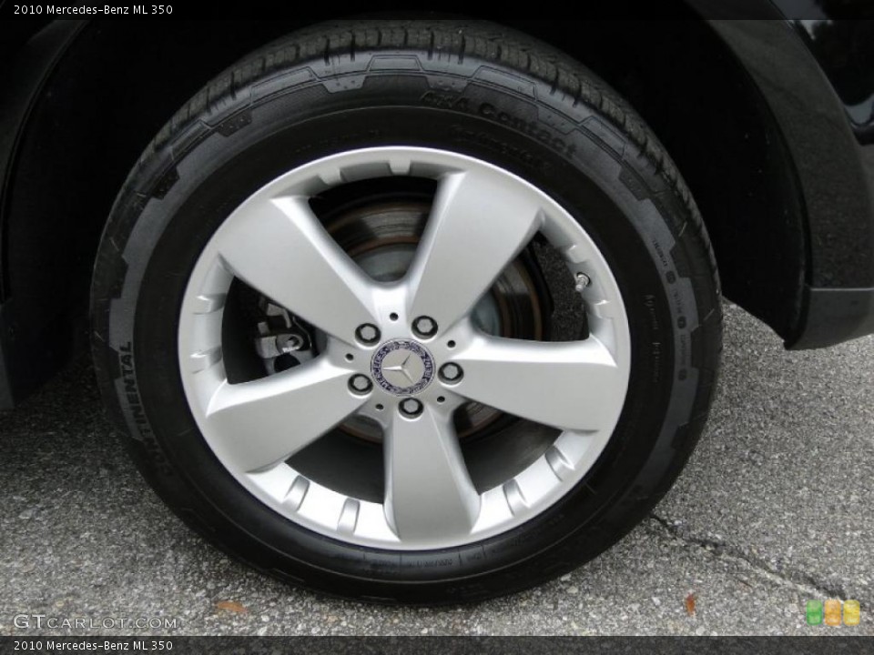 2010 Mercedes-Benz ML 350 Wheel and Tire Photo #43536886