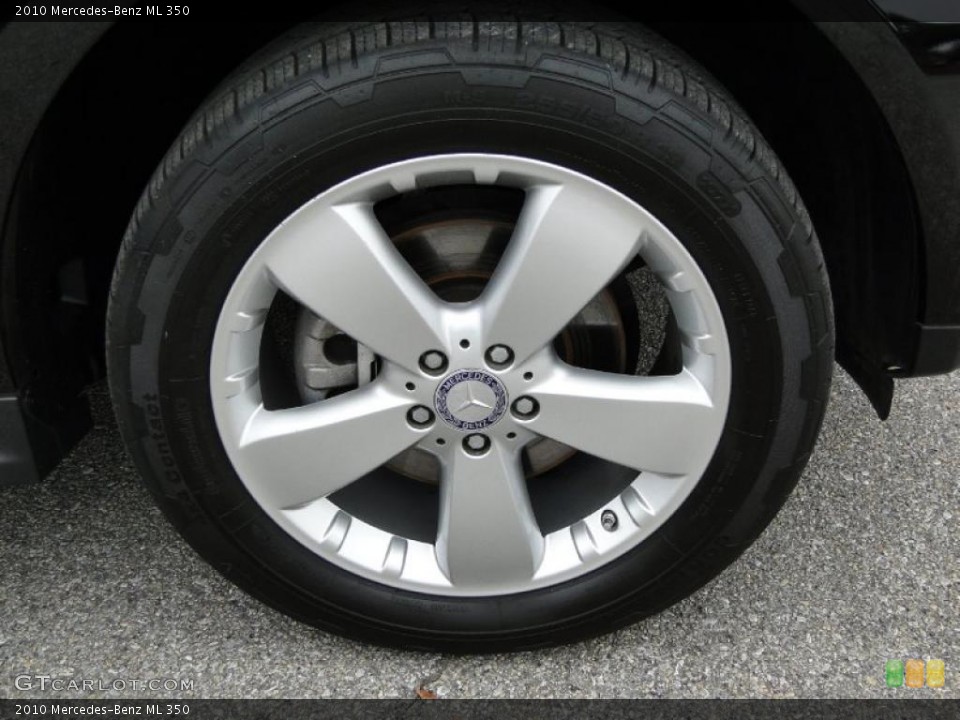 2010 Mercedes-Benz ML 350 Wheel and Tire Photo #43536910
