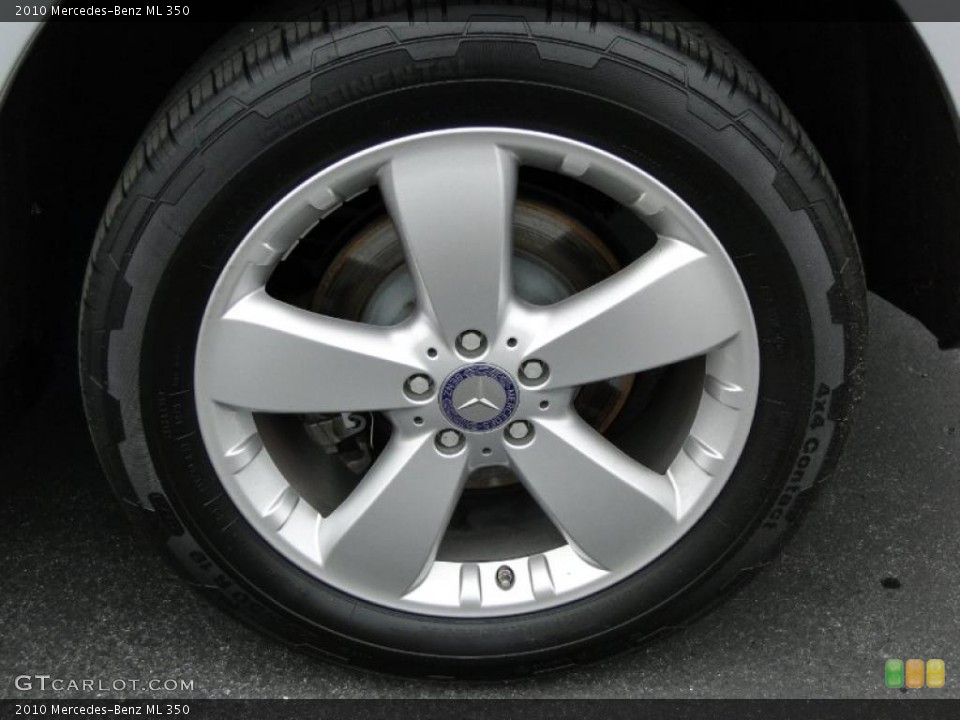 2010 Mercedes-Benz ML 350 Wheel and Tire Photo #43537446