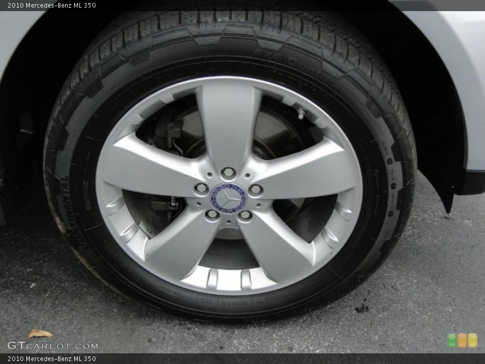 2010 Mercedes-Benz ML 350 Wheel and Tire Photo #43537474