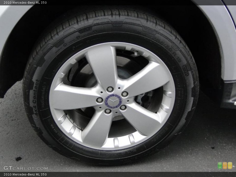 2010 Mercedes-Benz ML 350 Wheel and Tire Photo #43537486