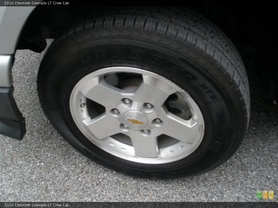 2010 Chevrolet Colorado LT Crew Cab Wheel and Tire Photo #43538479