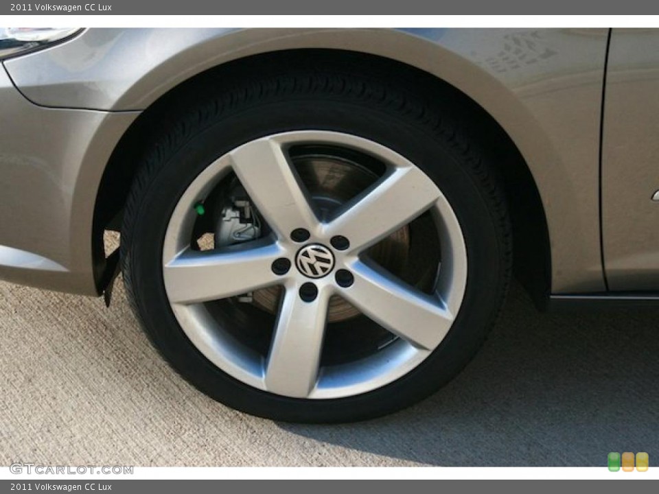 2011 Volkswagen CC Lux Wheel and Tire Photo #43541816
