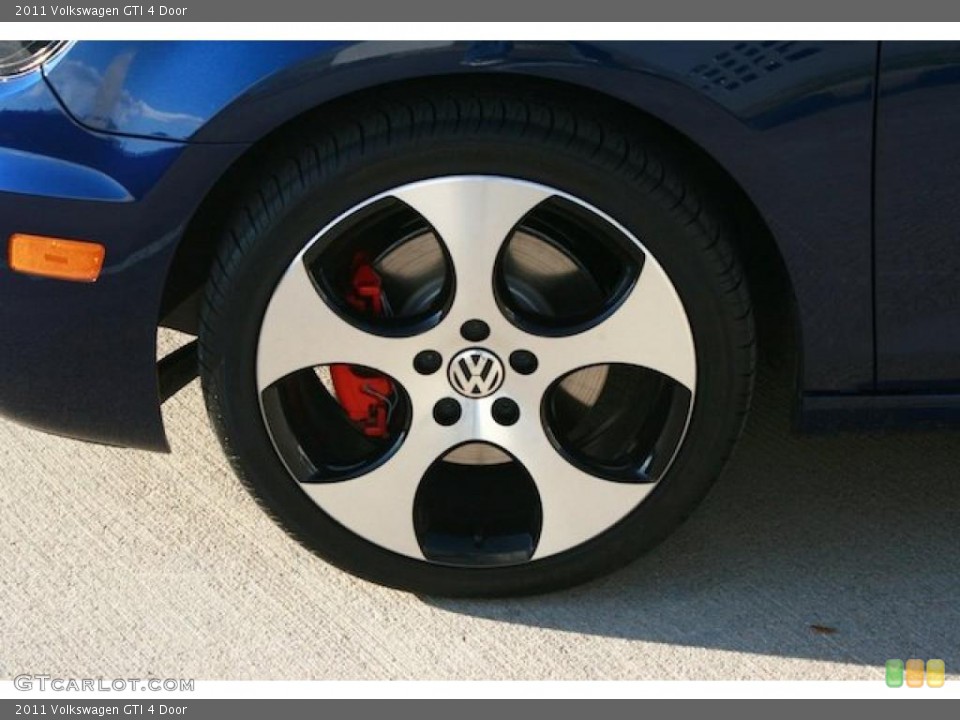 2011 Volkswagen GTI 4 Door Wheel and Tire Photo #43543756
