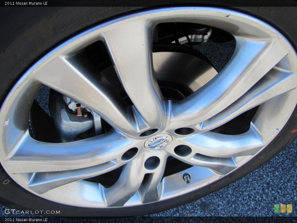 2011 Nissan Murano LE Wheel and Tire Photo #43563270