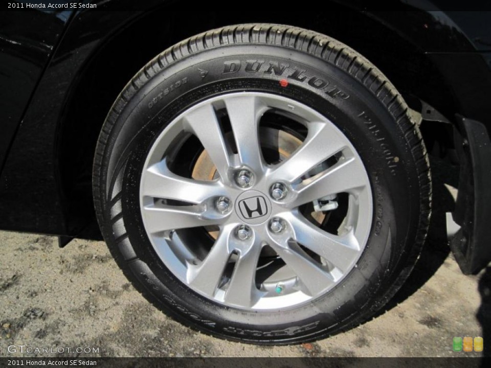 2011 Honda Accord SE Sedan Wheel and Tire Photo #43584867