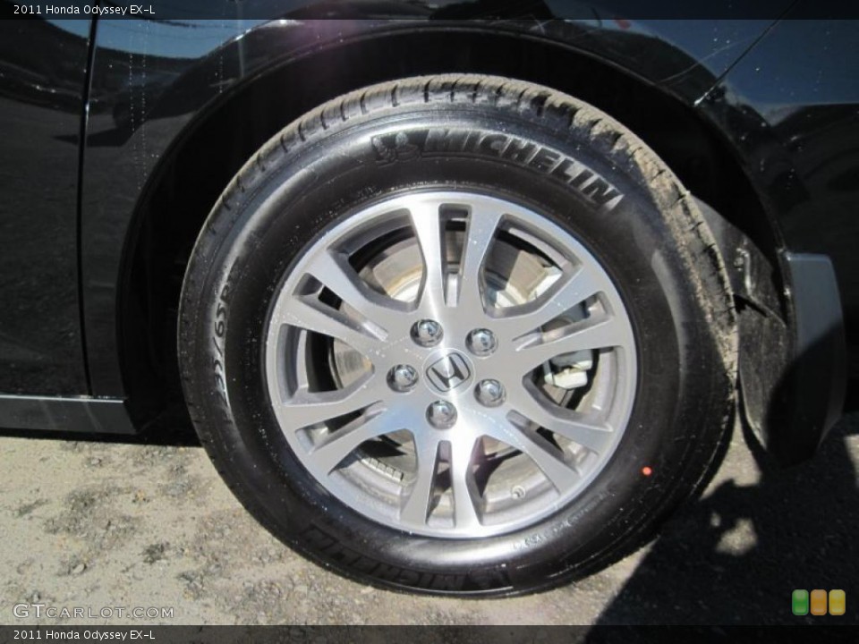2011 Honda Odyssey EX-L Wheel and Tire Photo #43585139