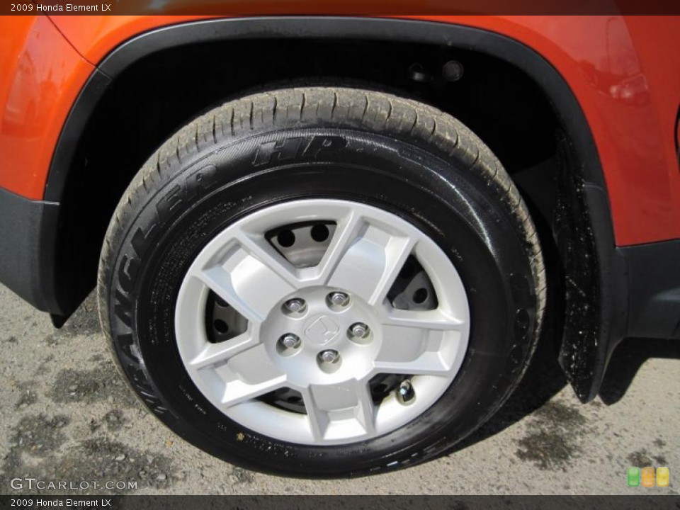 2009 Honda Element LX Wheel and Tire Photo #43587419