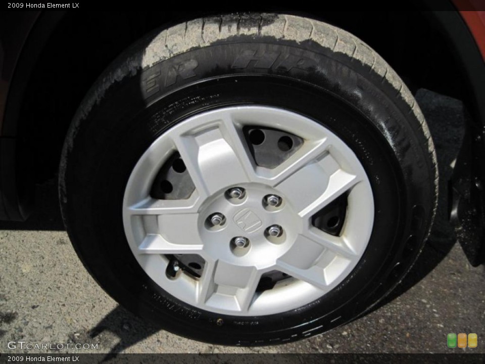 2009 Honda Element LX Wheel and Tire Photo #43587435