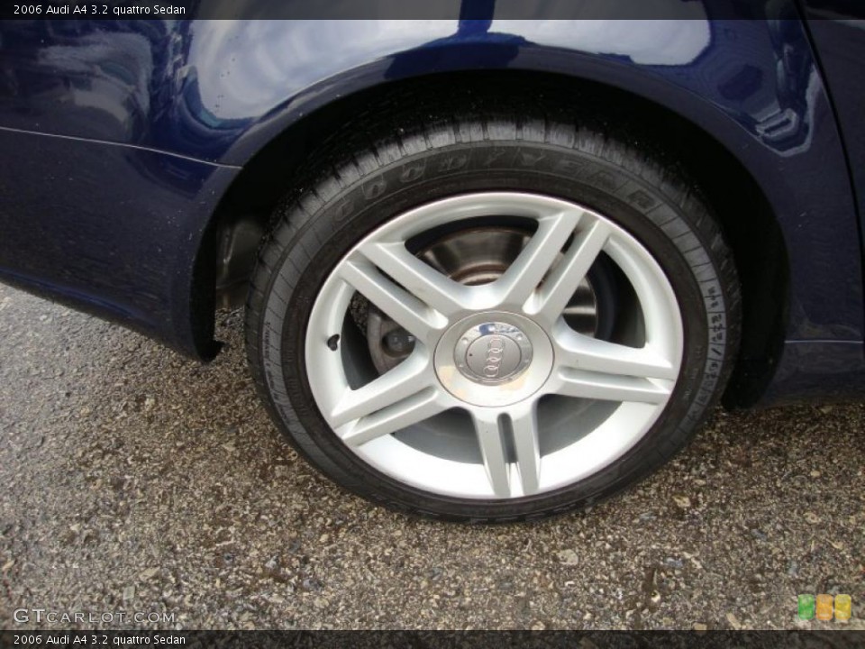2006 Audi A4 3.2 quattro Sedan Wheel and Tire Photo #43595369