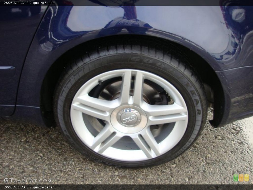 2006 Audi A4 3.2 quattro Sedan Wheel and Tire Photo #43595481